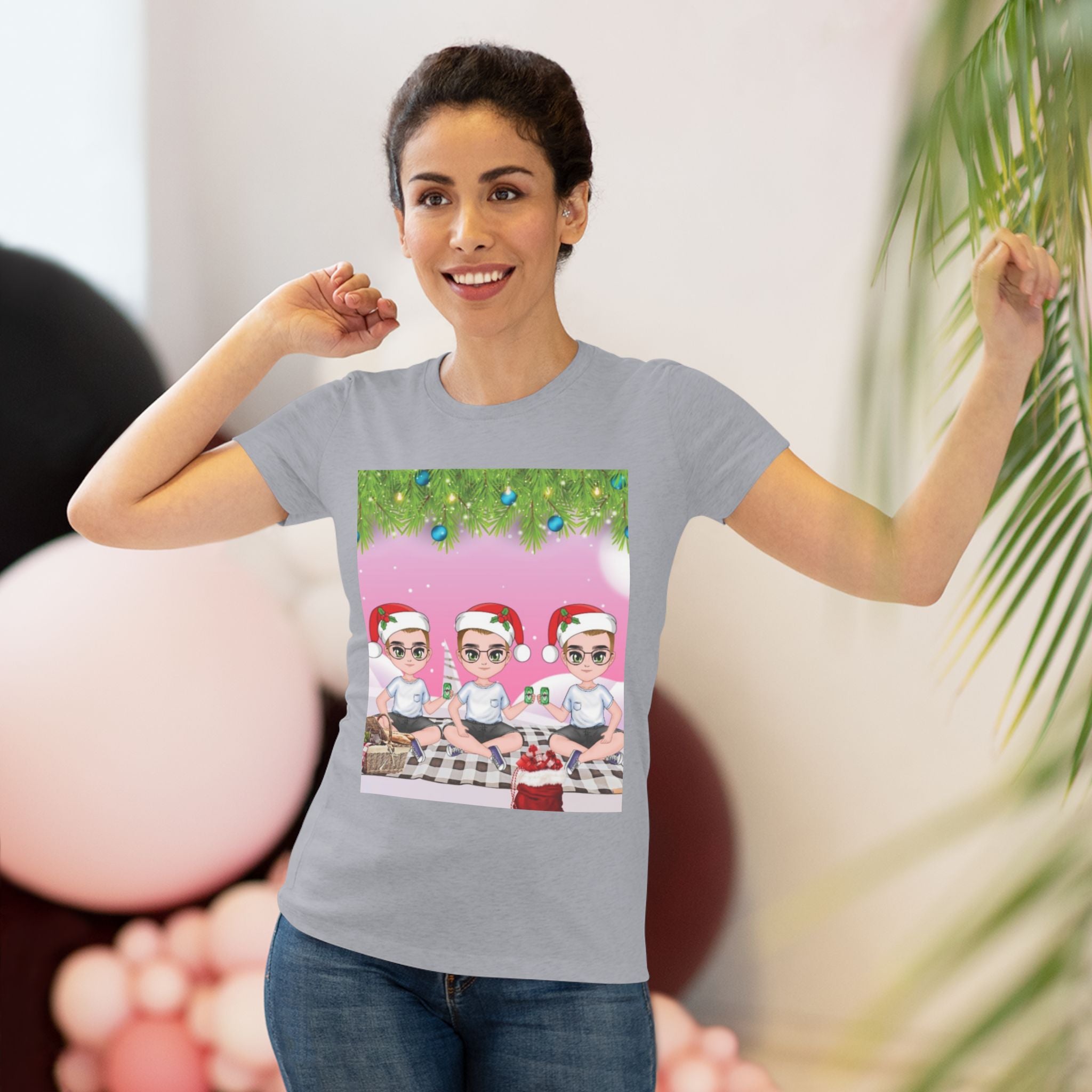 HAPPY CHRISTMAS DAY Women's Triblend Tee